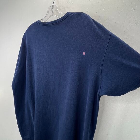 It Pennywise Clown T Shirt 2XL Men Horror Movie Navy Blue Crewneck Short Sleeve - Picture 5 of 7